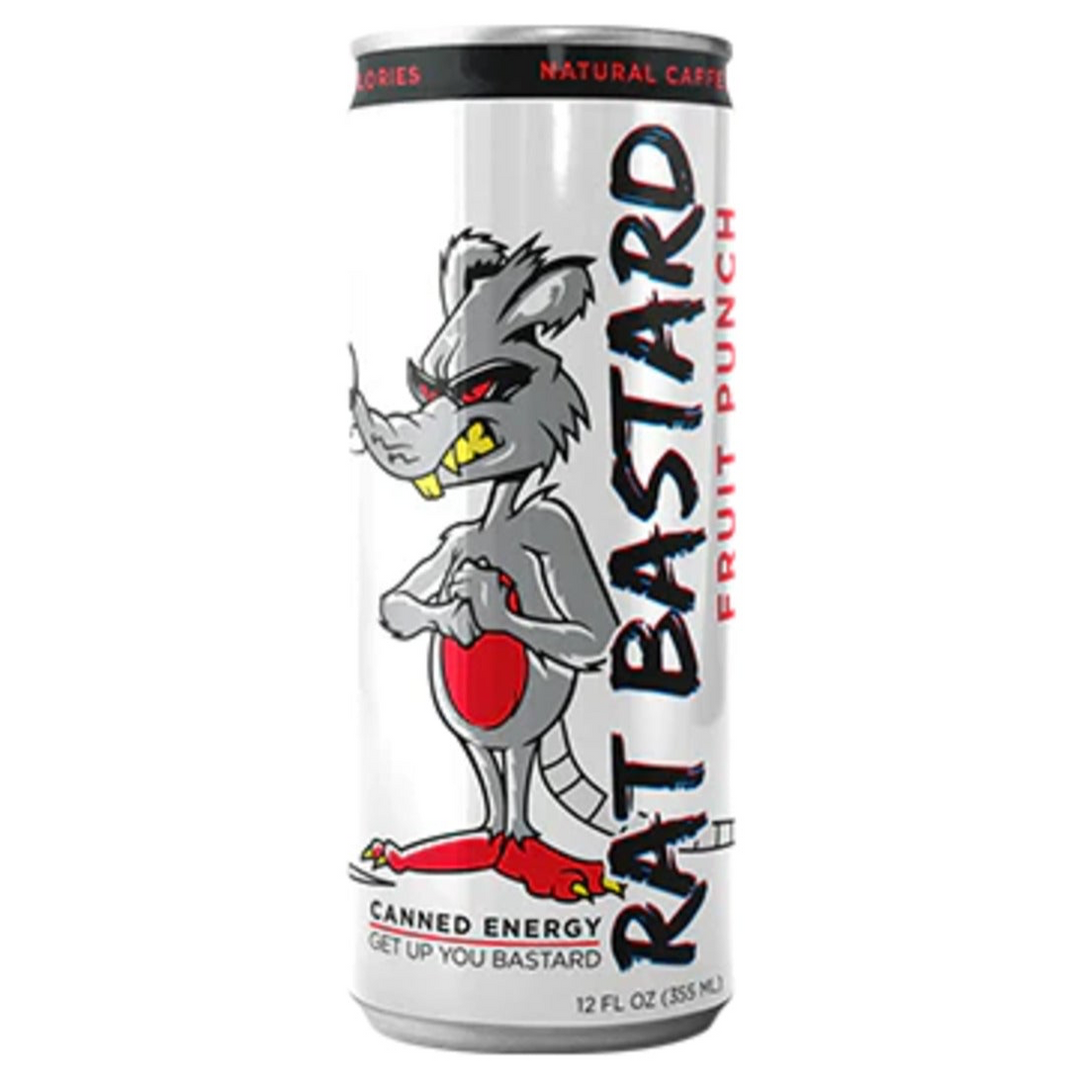 Rat Bastard Fruit Punch Energy Drink 355ml