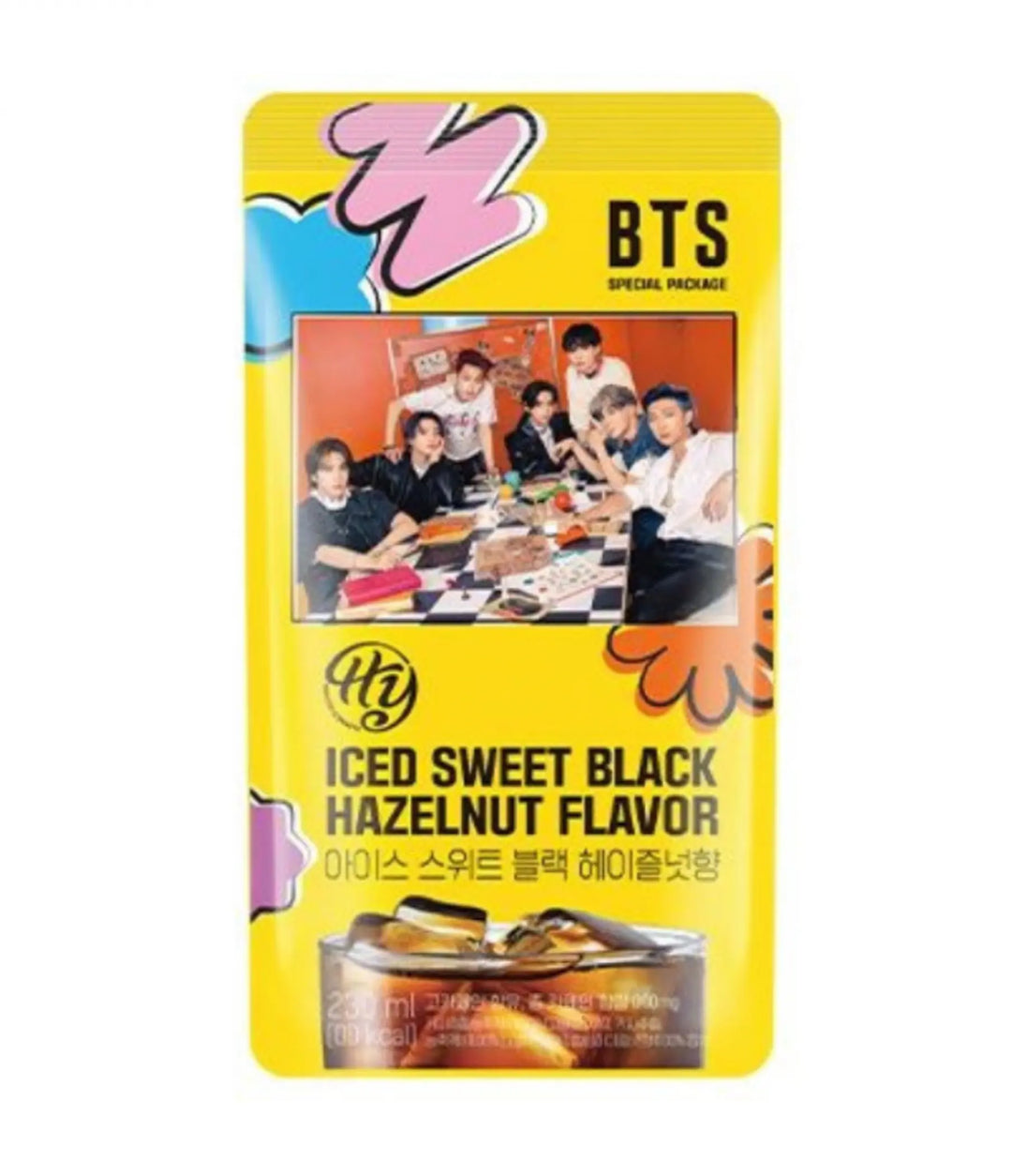 HY BTS Iced Sweet Black Hazelnut Coffee