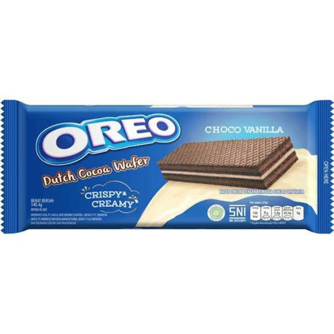 Oreo wafer choco vanilla Dutch cocoa