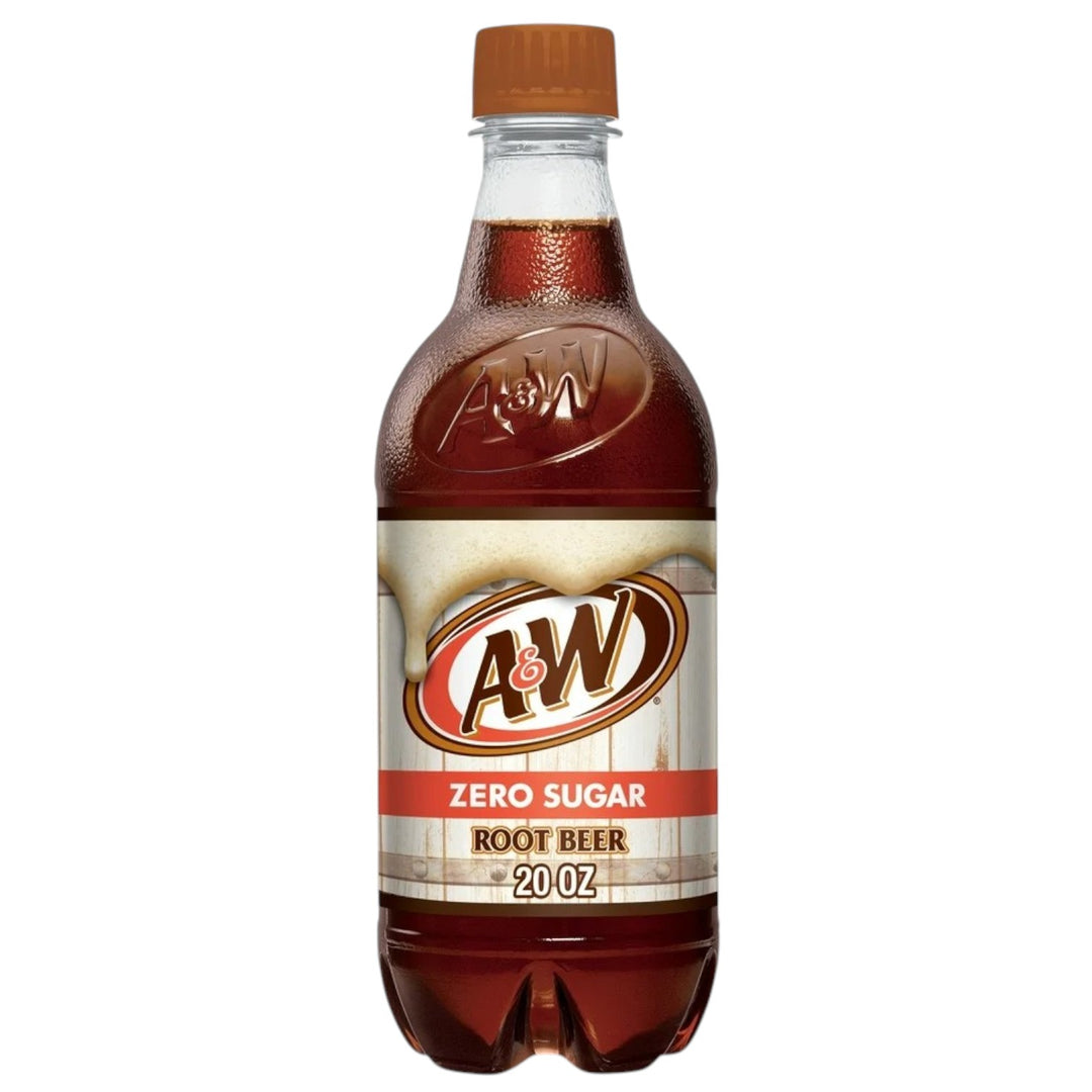 A&W Root Beer Zero Sugar Bottle