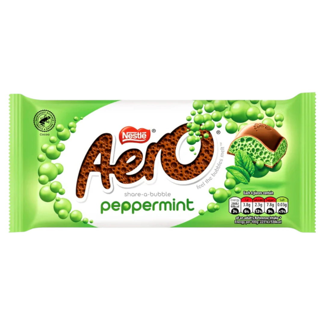 Aero Peppermint Block 90g UK