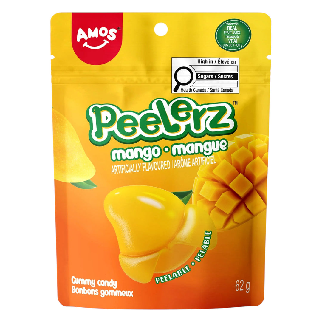 Amos Peelerz Gummy Mango Peg Bag 6oz
