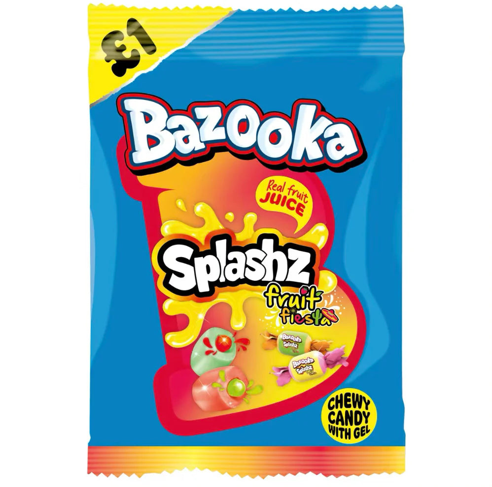 Bazooka Splashz Fruit Fiesta