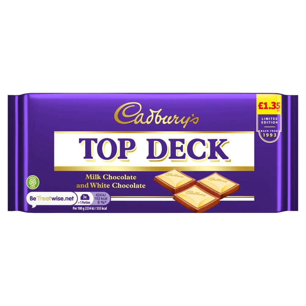 Cadbury Dairy Milk Top Deck 95g