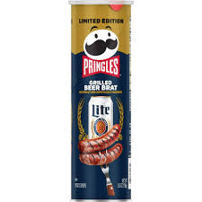 Pringles Grilled Beer Brat