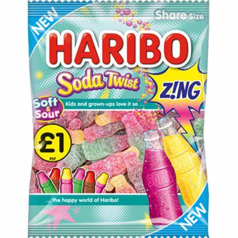 Haribo Soda Twist Zing