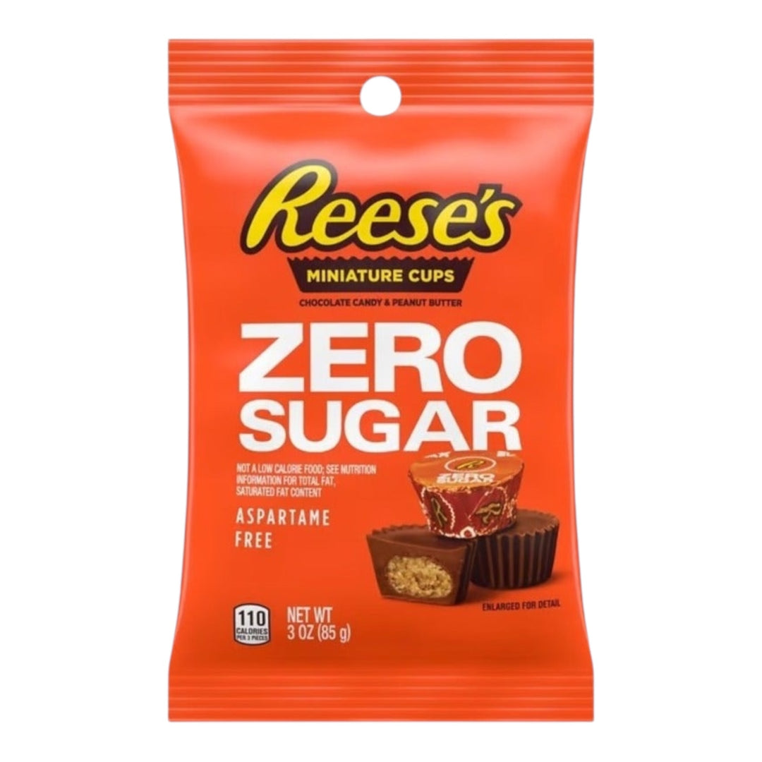 Reese's Sugar Free Peanut Butter Cups Miniatures Peg Bag 85g