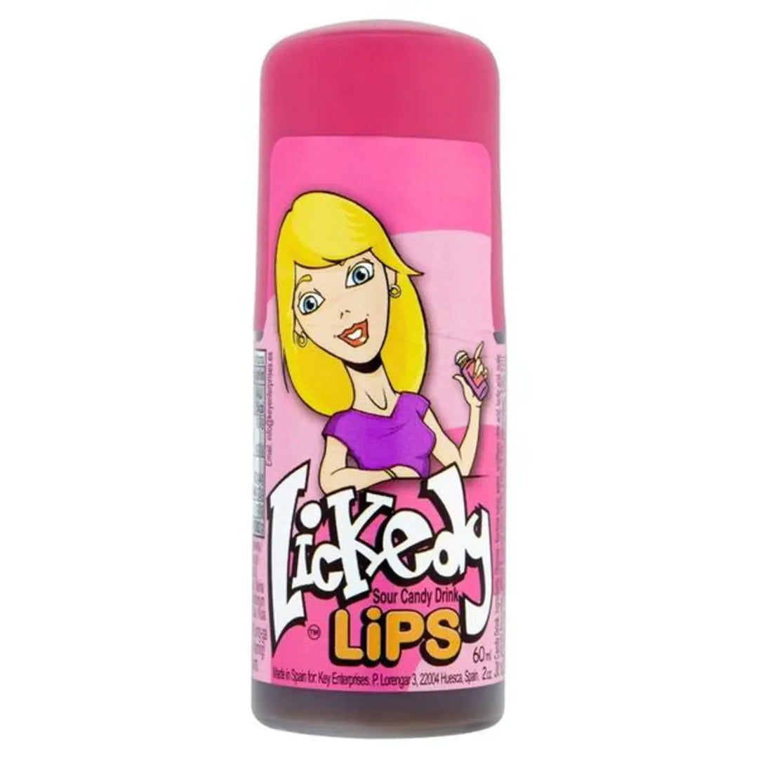 Lickedy Lips Blue Sour Candy Drink