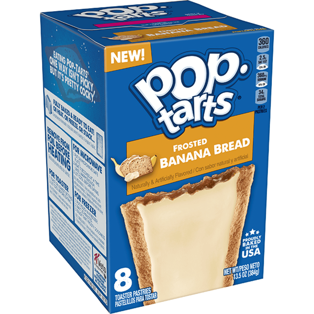 Pop Tarts Frosted Banana Bread