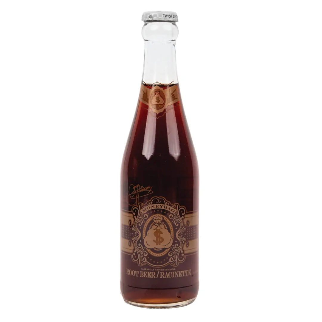 Gene Simmons Moneybag Root beer