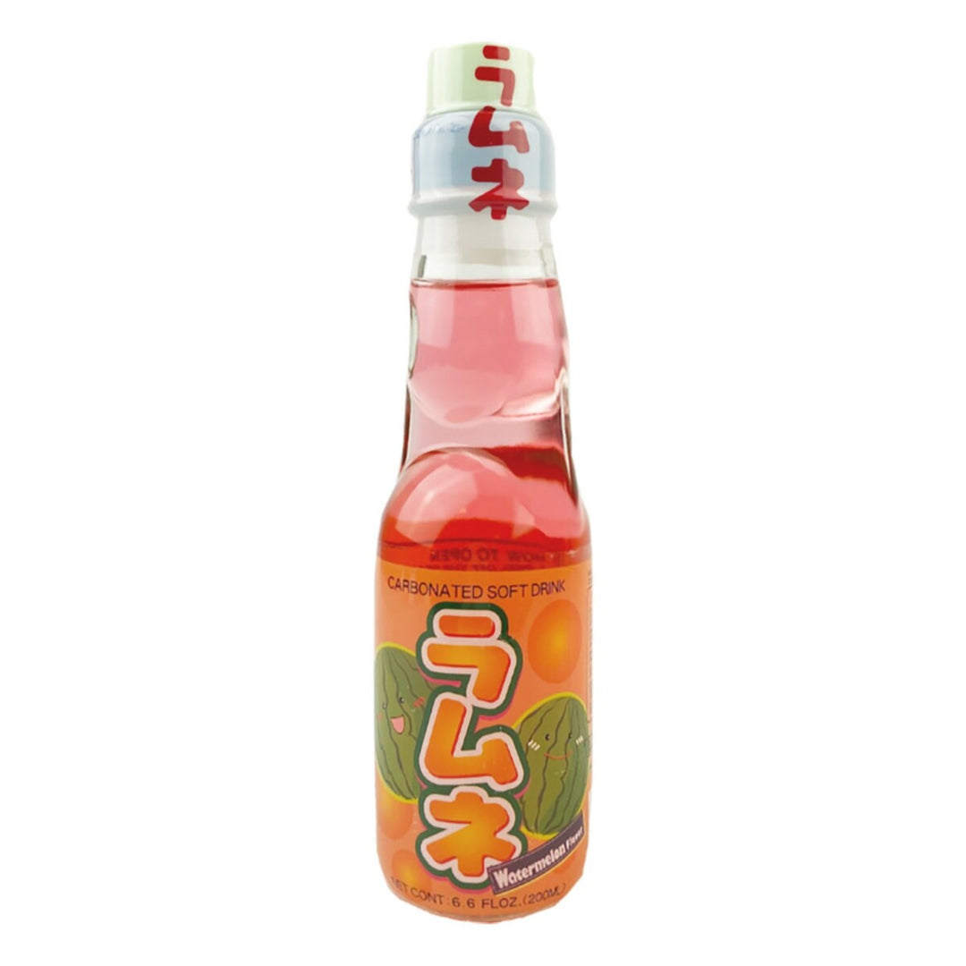 Marukyo Watermelon Ramune Marble Soda