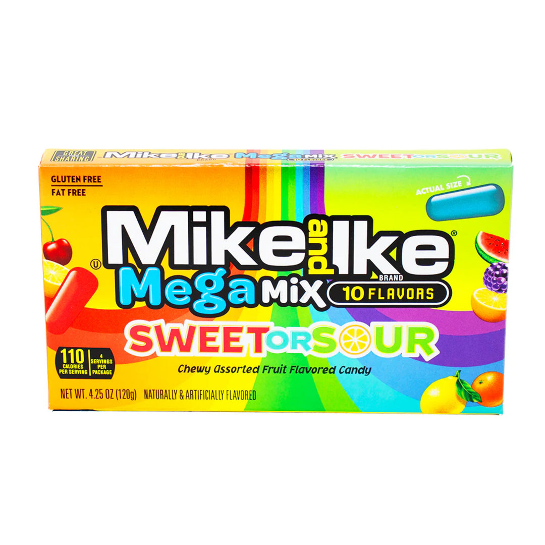 Mike & Ike Mega Mix Sweet Or Sour 4.25oz