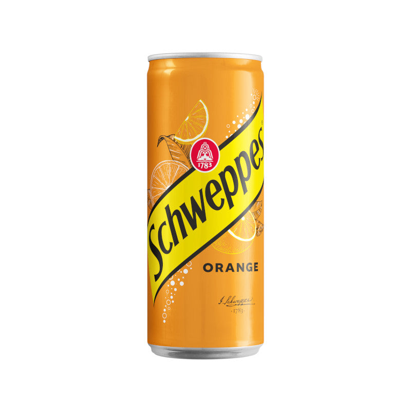 Schweppes Orange Sleek Can