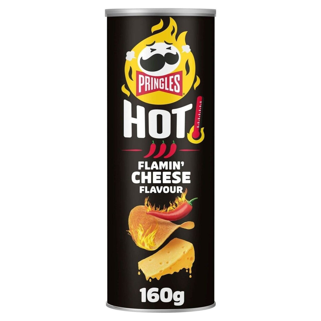 Pringles hot flamin cheese