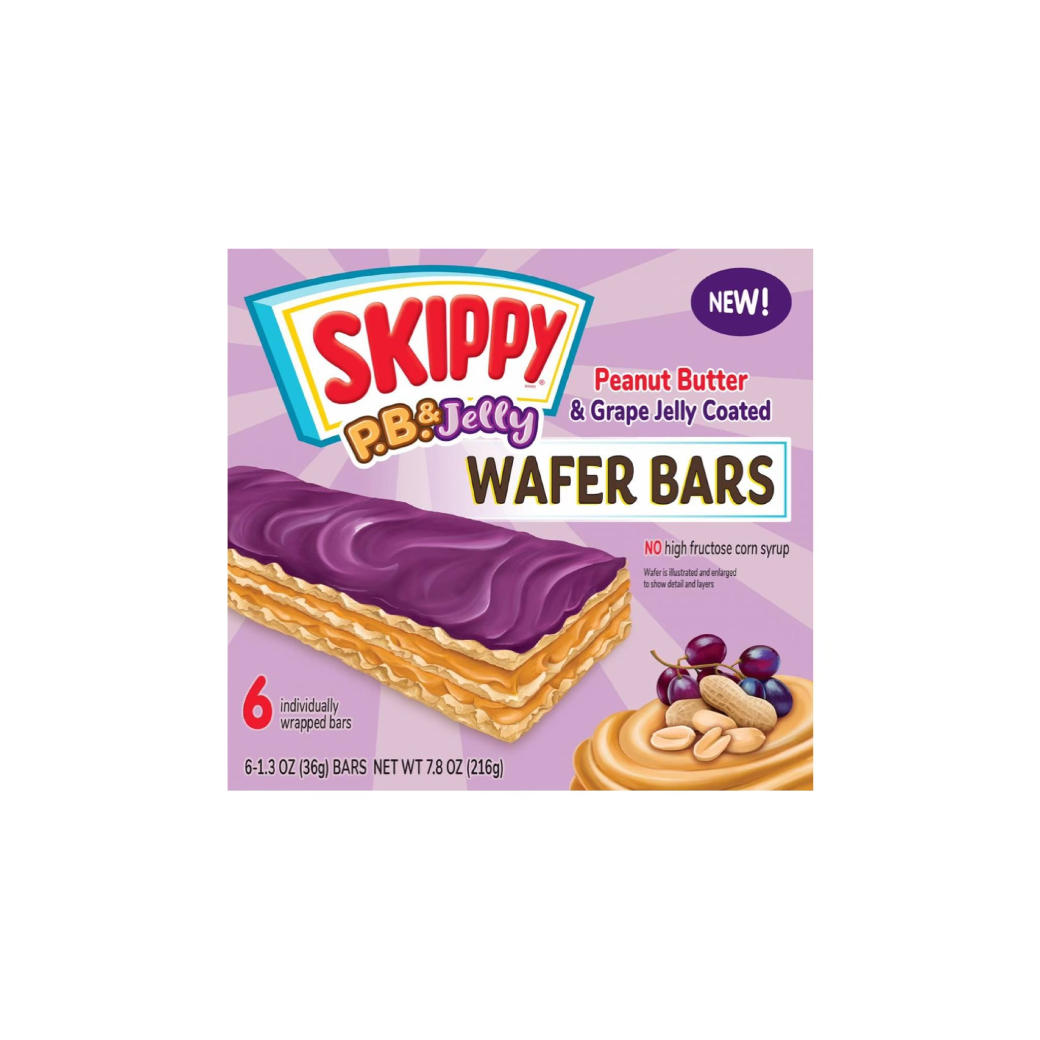 Skippy Wafer Bars Peanut Butter & grape 6 Pack – YEG EXOTIC