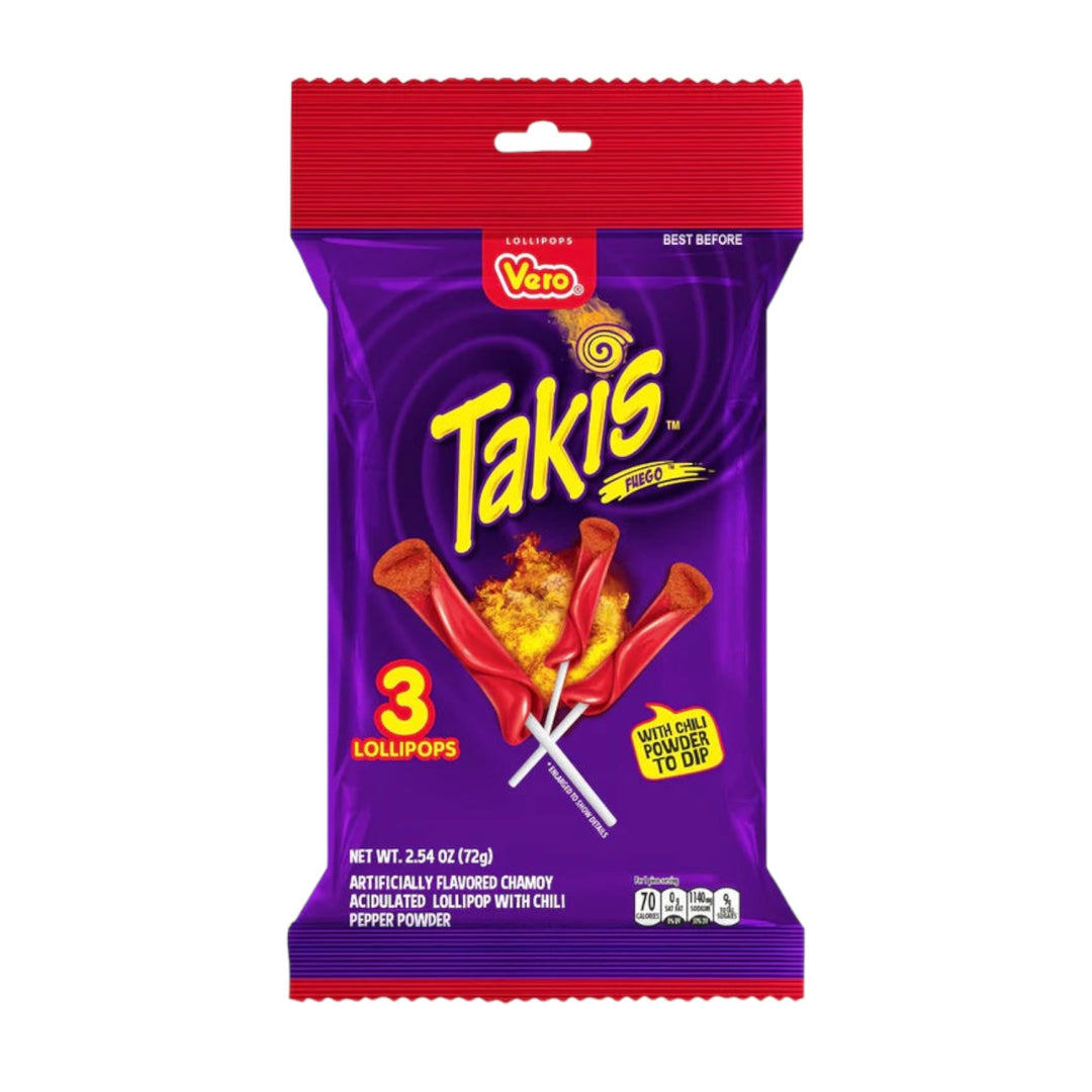 Takis Fuego Lollipop