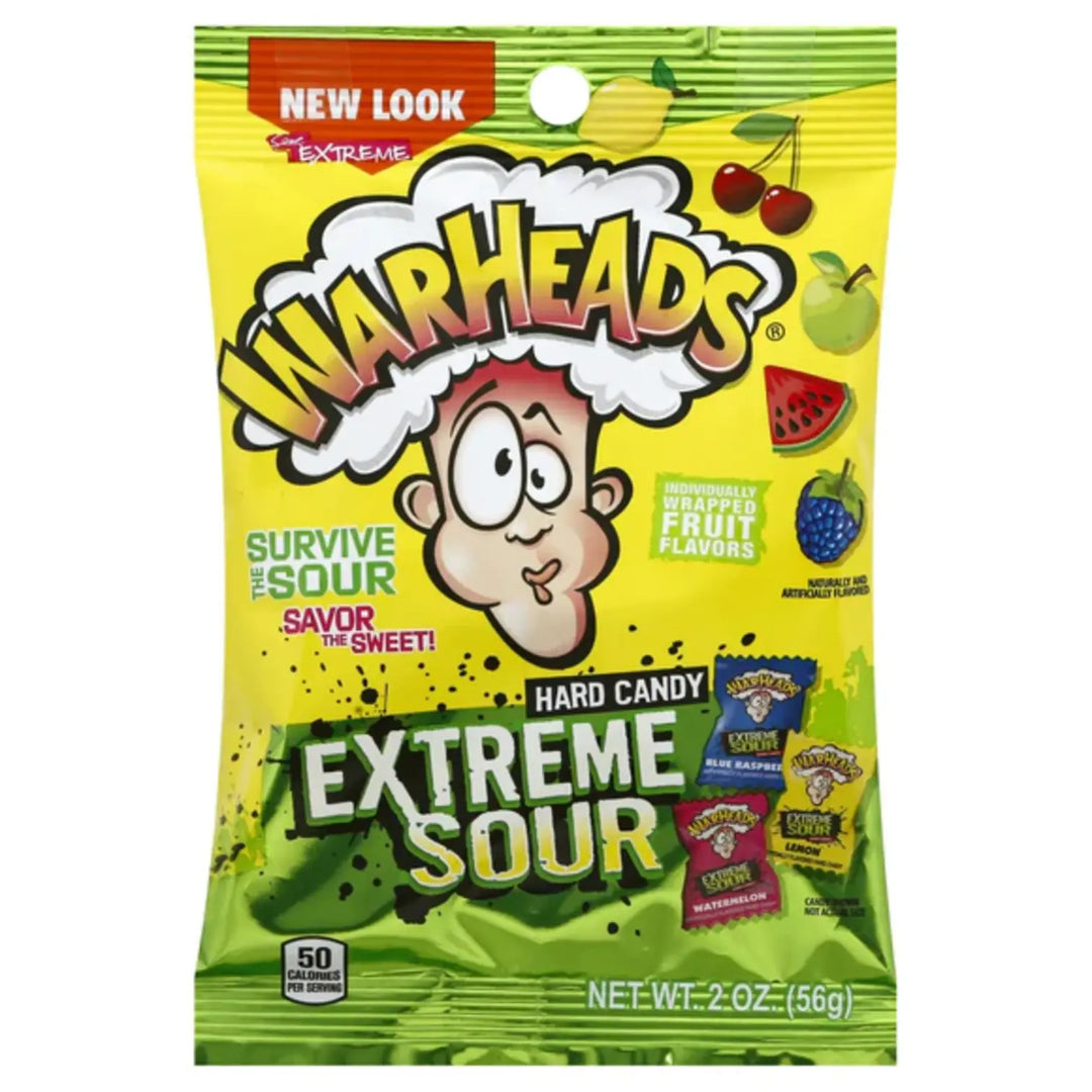 Warheads Extreme Sour Hard Candy 3.25oz
