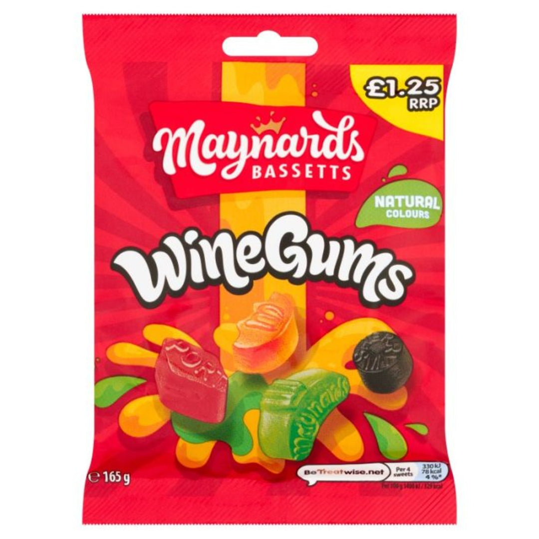 Maynards Bassetts Wine Gums Bag 130g