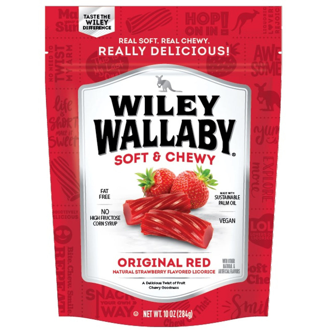 Wiley Wallaby Red Licorice 10oz
