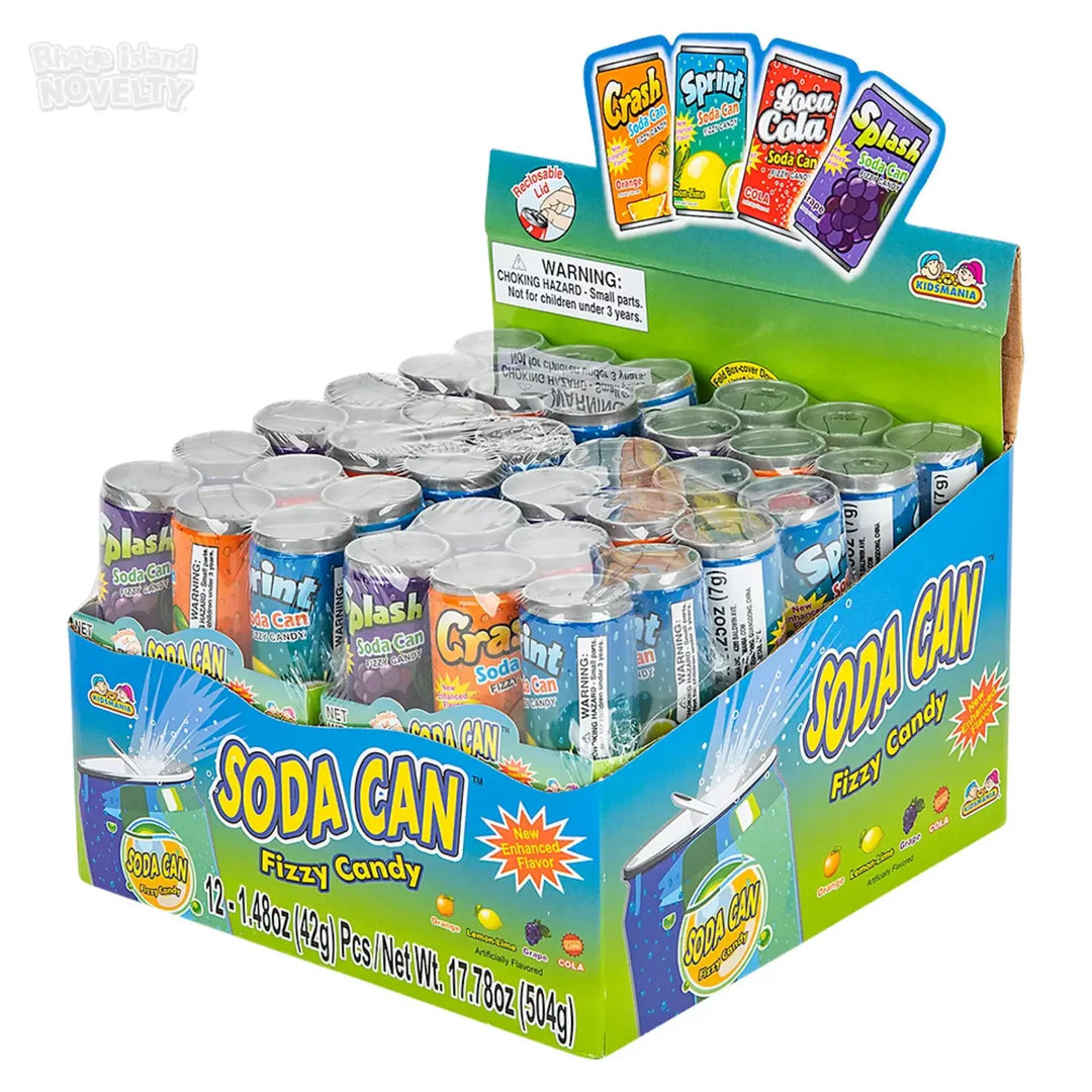 Kidsmania Soda Can Fizzy Candy 42g