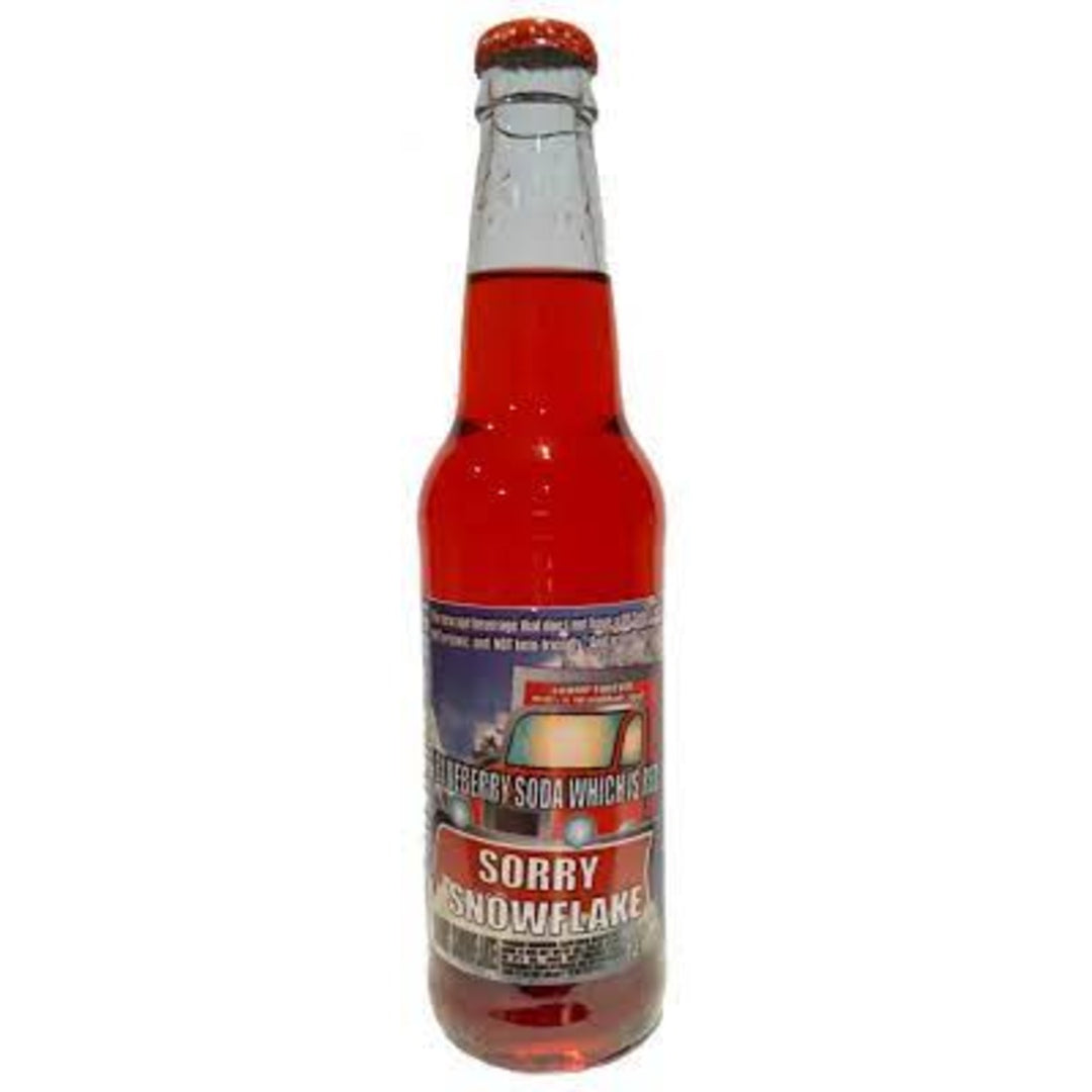 Sorry Snowflake Red Blueberry Soda