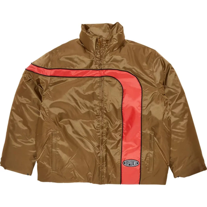 Supreme Stripe Puffer Jacket