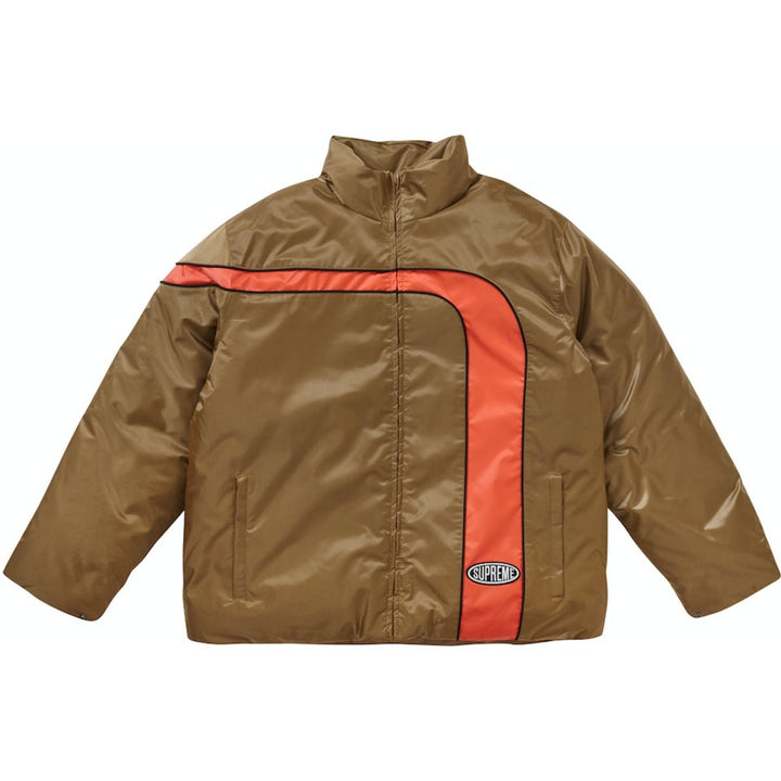 Supreme Stripe Puffer Jacket