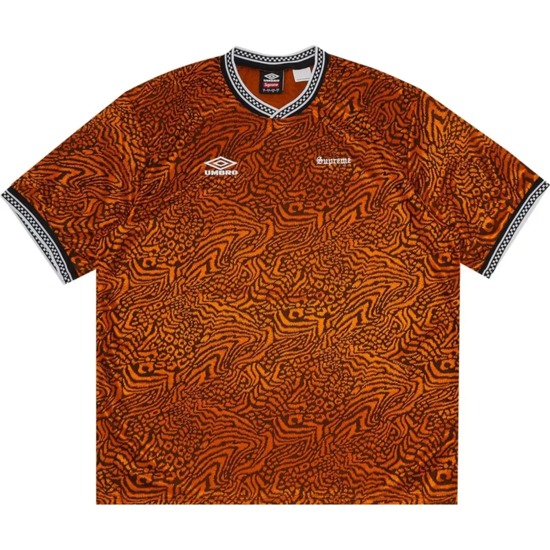 Supreme Umbro Jacquard Animal Print Soccer Jersey