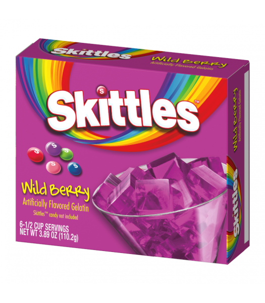 Skittles Jello Wildberry
