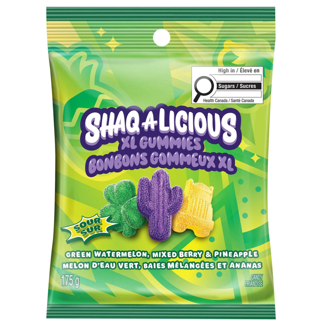 Shaq-a-licious Sour Gummies Peg Bag