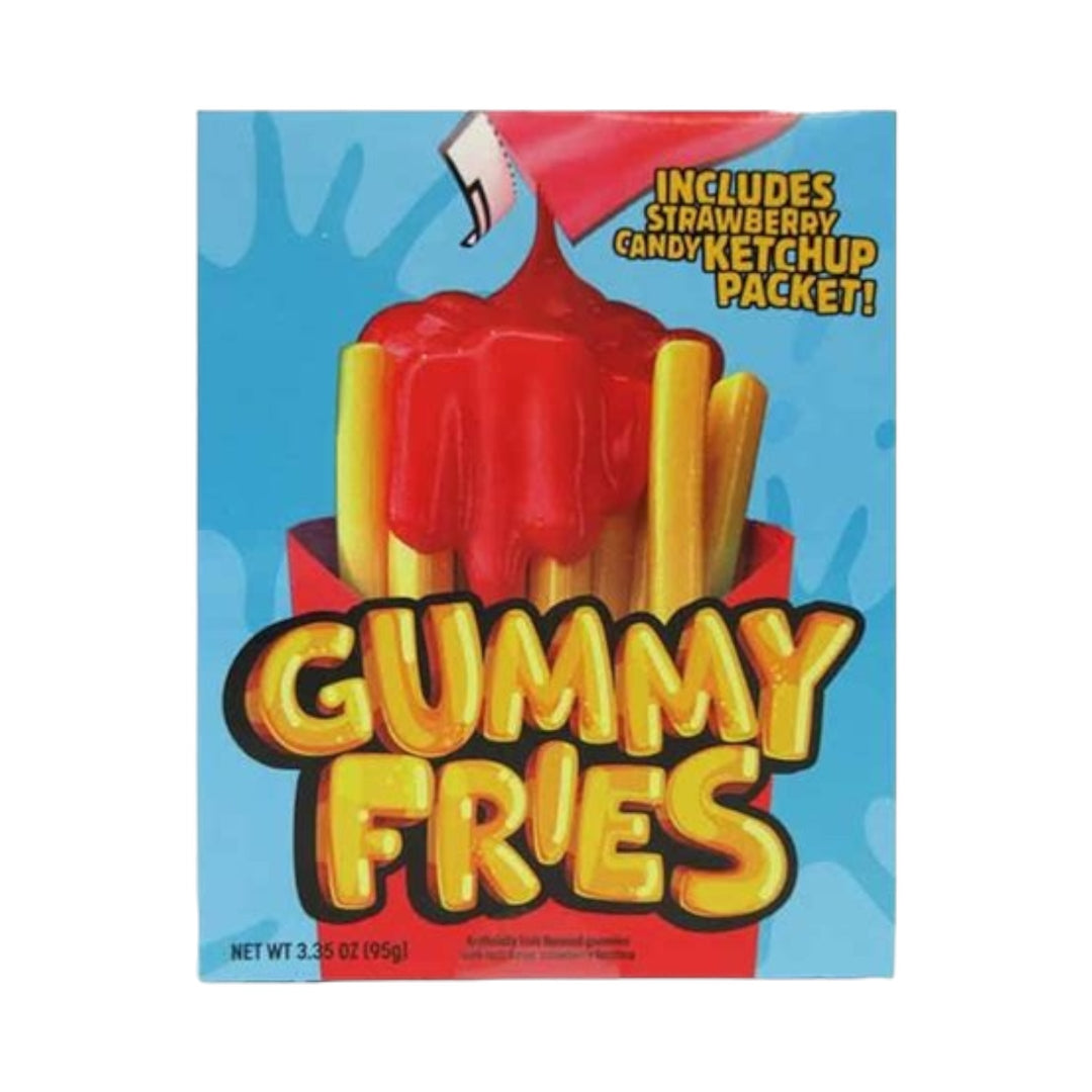 Gummy Fries With Candy Ketchup