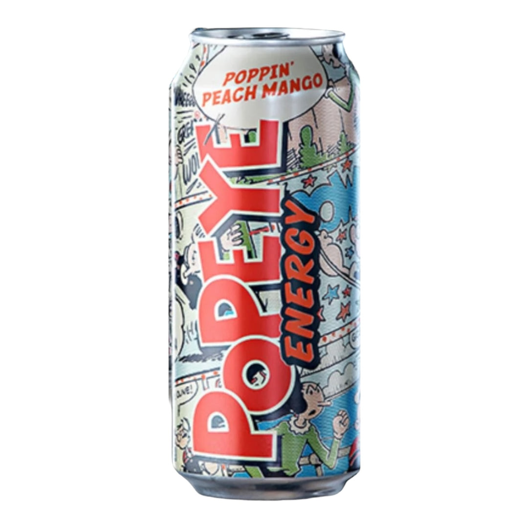 Popeye Energy Poppin Peach Mango