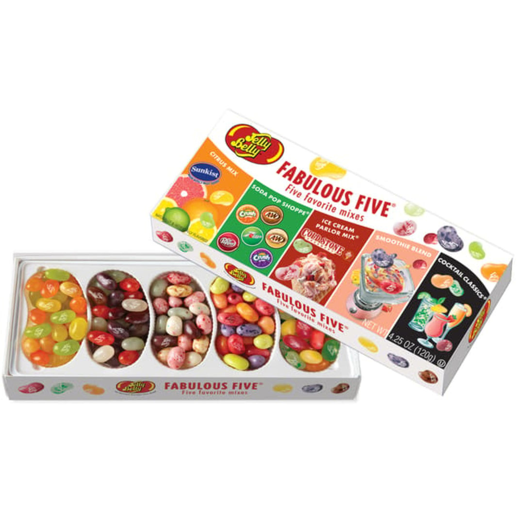 Jelly Belly Fabulous Five Box 4.25oz