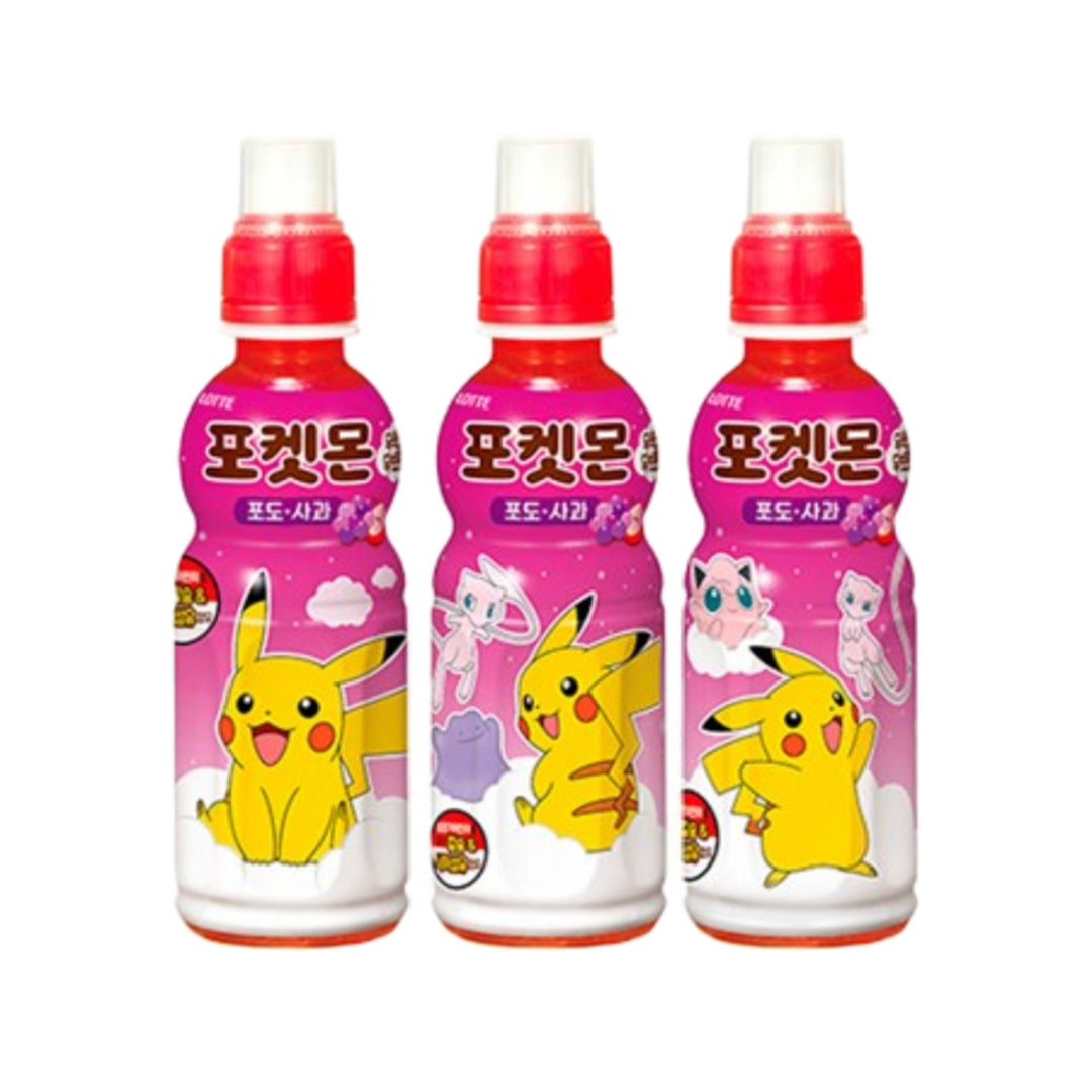 Lotte Chilsung Pokemon Grape & Apple 235ml