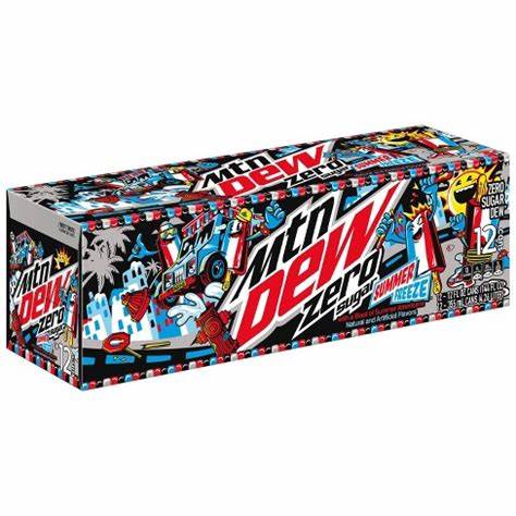MTN Dew Zero Summer Freeze 12 Pack