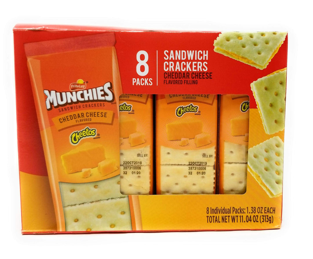 Munchies Cheddar Cracker 8 Pack