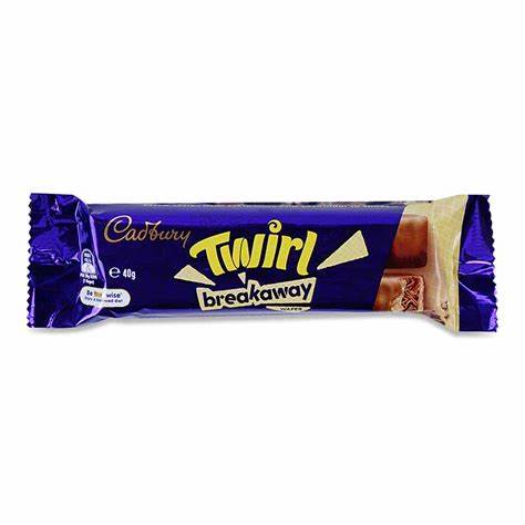 CADBURY TWIRL breakaway malt shake
