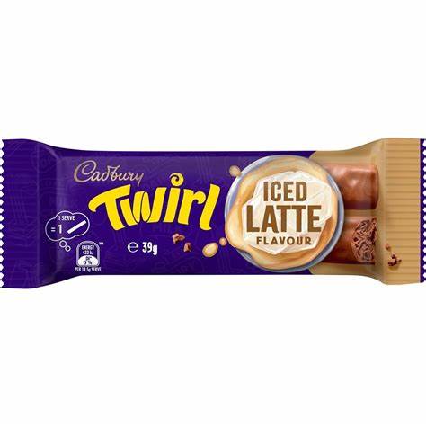 cadbury twirl iced latte