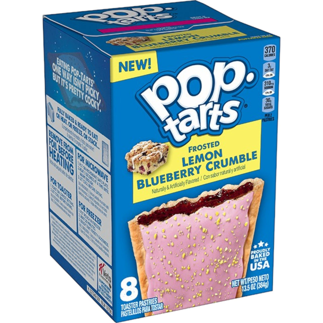 Pop Tarts Frosted Lemon Blueberry Crumble
