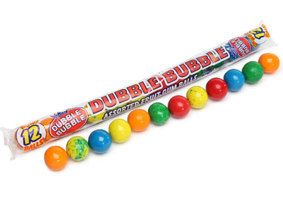 dubble bubble gumballs tube
