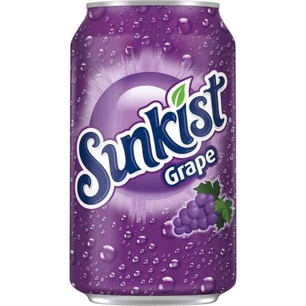 Sunkist Grape Soda 355ml
