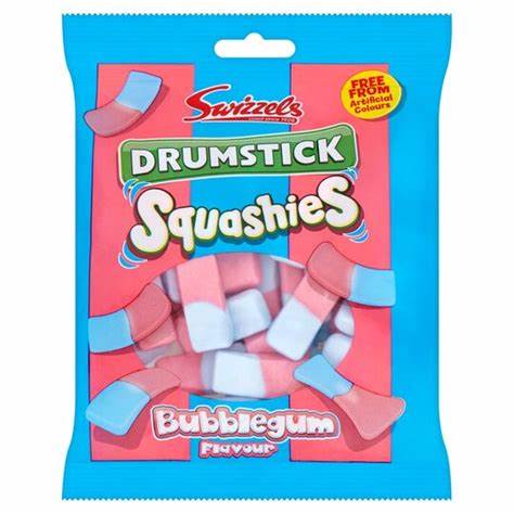 Swizzel Drumstick Squashies Bubblegum