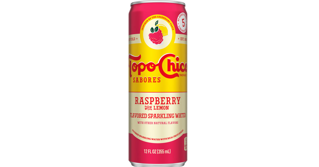 Topo Chico Razzberry Lemon Sparkling Water
