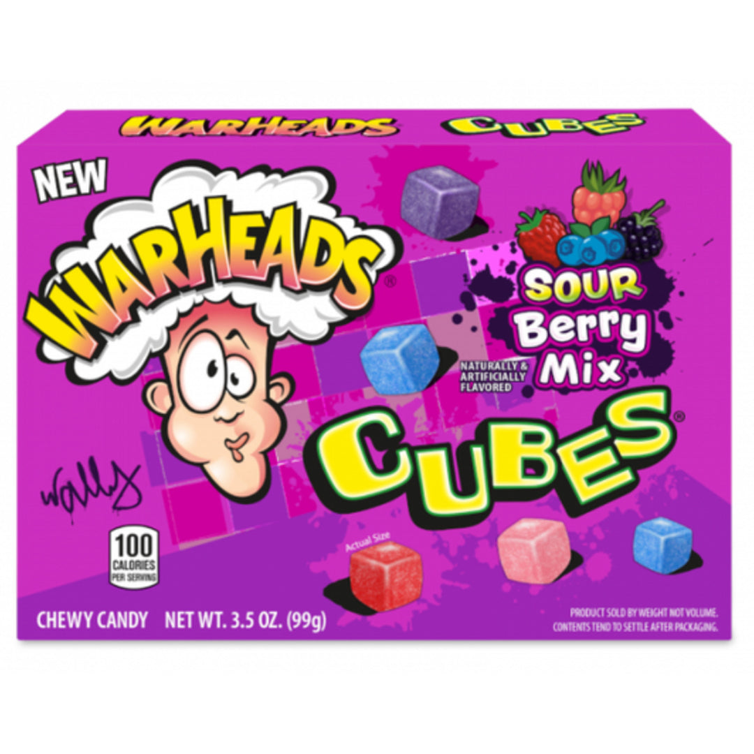 Warheads Berry Cubes Theater Box