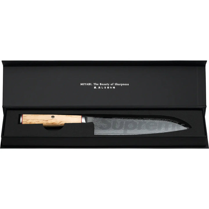 Supreme X Miyabi Birchwood Santoku 7" Knife