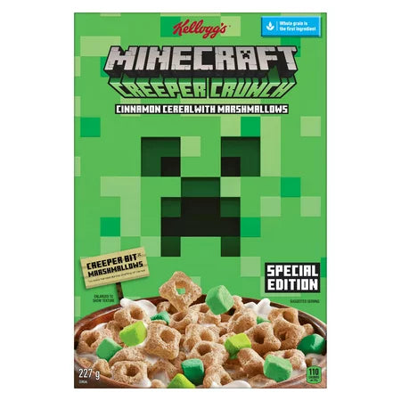 Minecraft Creeper Crunch Cereal