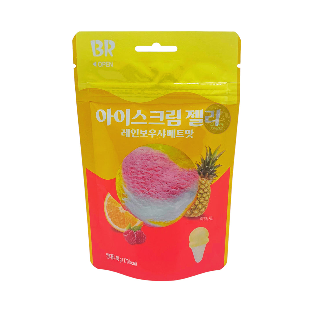 Baskin Robbins Rainbow Sherbet Jelly Candy 48g