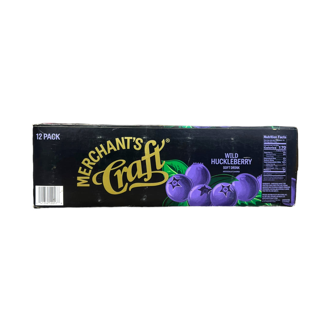Merchant’s Craft - Wild Huckleberry Soda 12 Pack