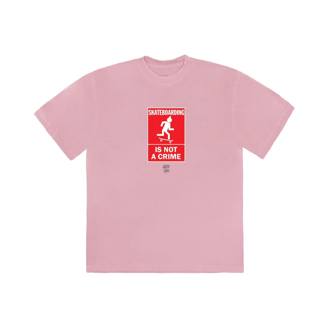 Travis Scott Skate Boarding Is Not A Crime Tee