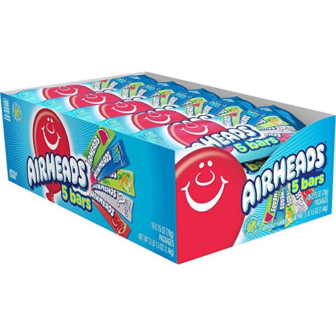 Airheads 5 bars 2.75oz